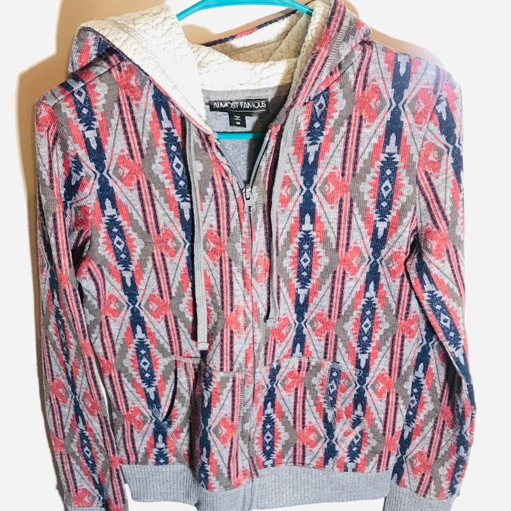 Almost Famous Zip Up Hoodie